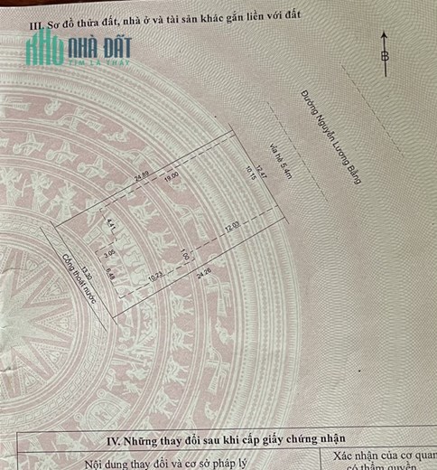 Bán đất mặt tiền đường Nguyễn Lương Bằng, Liên Chiểu, Đà Nẵng