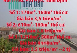Chính chủ cần bán đất giá tốt tại Hải Triều, Hải Hậu, Nam Định