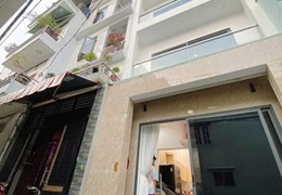 ❤NHÀ XINH - BÀ HOM -  QUẬN 6 - 4 TẦNG BTCT - NGANG GẦN 5M - MUỐN VÀO Ở NGAY