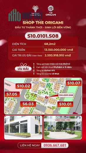 Cần bán căn Shophouse Origami ,Đường Nguyễn Xiển và Phước Thiện, Phường Long Bình và Long Thạnh Mỹ,