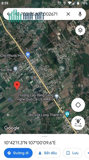Bán gấp 1200m2 đất thổ cư Xã Long Phước,Long Thành,Đồng Nai giá đầu tư