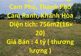 CHÍNH CHỦ BÁN Lô Đất Đẹp Tại Phường Cam Phú, Thành Phố Cam Ranh, Khánh Hòa
