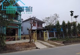 Chính chủ cần bán 1000m2 đất mặt đường quốc lộ có nhà 2 tầng xây kiên cố tại khu 3 thị trấn Phong