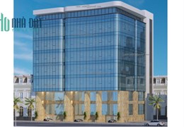 Cho Thuê Tòa Nhà Văn Phòng VIP 9 Tầng Lô Góc Mặt Phố Hoàng Ngân.DT 400.5m2. Giá 27.000USD/th