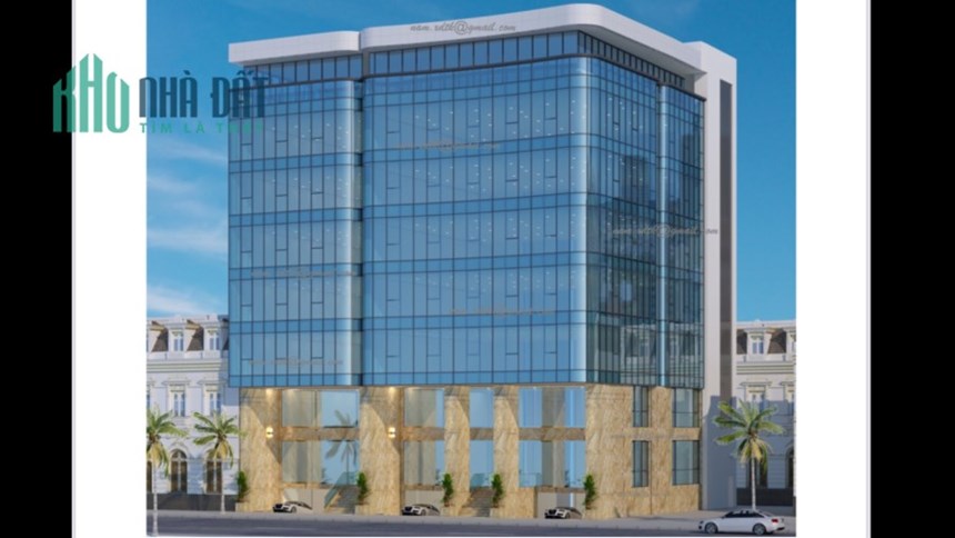 Cho Thuê Tòa Nhà Văn Phòng VIP 9 Tầng Lô Góc Mặt Phố Hoàng Ngân.DT 400.5m2. Giá 27.000USD/th