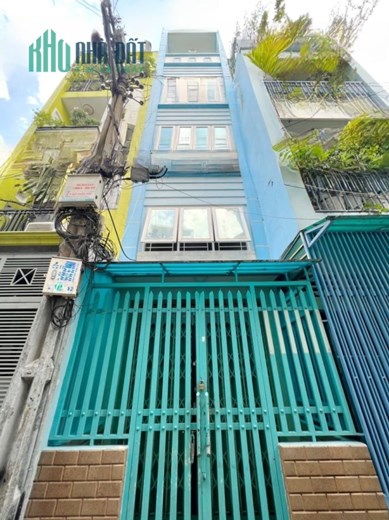 Cho thuê nhà mới 4 tầng hẻm thông đường Nguyễn Đình Chiểu P4Q3. Giá 18tr