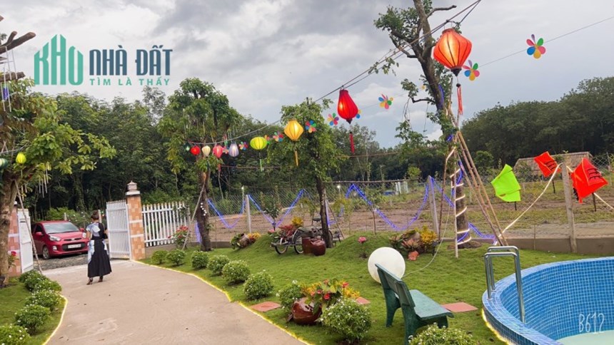 CHÍNH CHỦ BÁN NHÀ ĐẤT SÂN VƯỜN NGHỈ DƯỠNG TẠI DẦU TIẾNG, BÌNH DƯƠNG