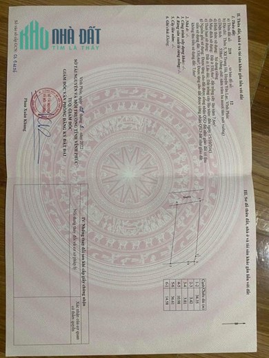 Chính chủ cần bán lô đất tại Thôn 5 Trung Hà - Yên Lạc - Vĩnh Phúc.