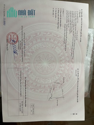 Chính chủ cần tiền bán nhanh lô đất thuộc Thôn Việt Khê – Xã Phù Ninh – Huyện Thuỷ Nguyên – TP Hải