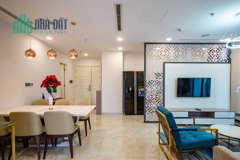Cho thuê CH Vinhomes Golden River, 2PN 61m2 view Landmark 81,  22tr/tháng
