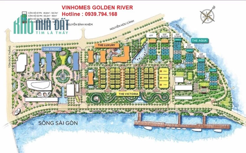 Cơ Hội Sở Hữu Căn Hộ Vinhomes Golden River, tại Số 2 Tôn Đức Thắng , Quận 1