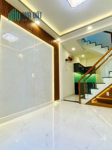 Nhà mới 3 tầng hẻm thông Dương Bá Trạc P2Q8 giá 3 tỷ 790