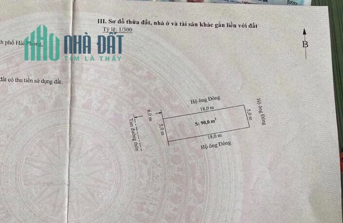 Chính chủ cần bán lô đất đẹp tại trục đường Cách Hạ - Nam Sơn - An Dương - Hải Phòng .