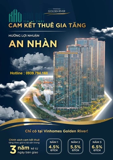 Vinhomes Golden River, Quận 1, HCM , Chính Sách chưa từng có chiết khấu 16%