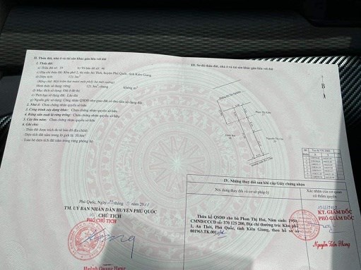 Bán gấp 5 lô đất An Thới Phú Quốc Kiên Giang