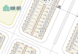 Chính chủ bán lô góc N51 – 40. Mặt đường 36m và 16m KĐT Rùa Vàng City