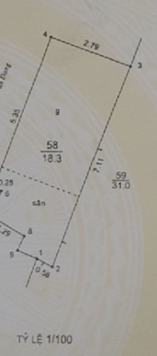 18.3m² 2.65 tỷ, nhà hẻm ba-gác 2 sur Trần văn Đang p.11 q.3, 2.79x7.11m, 2 tầng