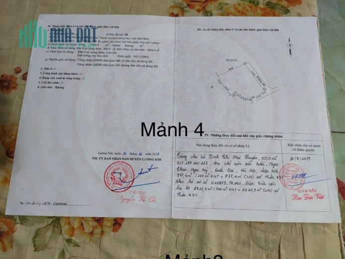 Chính chủ cần bán 2 lô đất sát nhau, giá rẻ 1,8tr/1 mét. Vị trí đất nằm sát ranh giới đất Hà Nội.