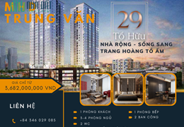 Duy nhất 01 Căn Hộ 3 ngủ tầng 07, 105,5m² tại chung cư MHD Trung Văn