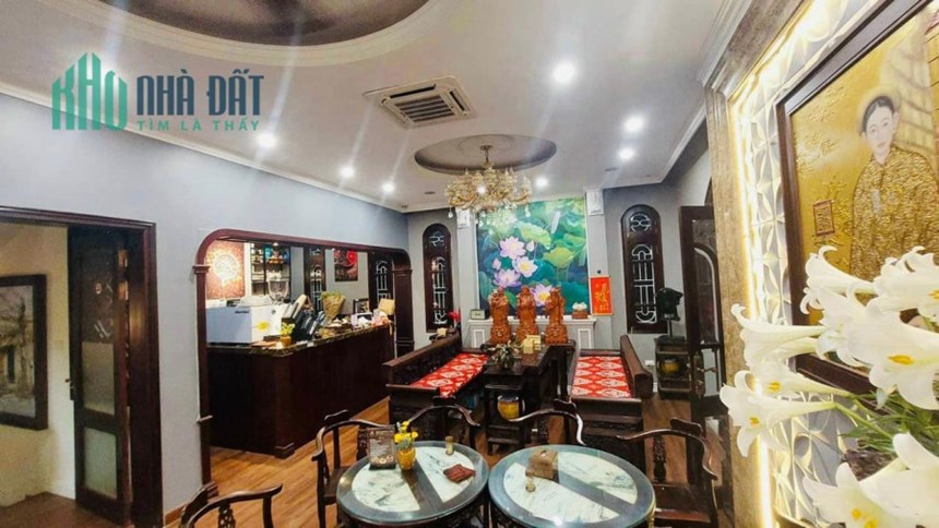 BÁN BIỆT THỰ NHÀ VƯỜN KĐT TRUNG HOÀ - NHÂN CHÍNH. DIỆN TÍCH 140m2 x 5 TẦNG, MẶT TIỀN 9m. Ô TÔ -