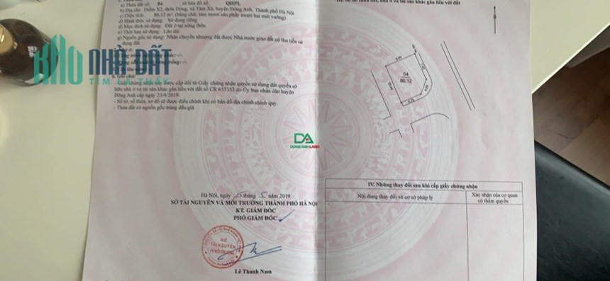 BÁN ĐẤT ĐẤU GIÁ TÀM XÁ ĐÔNG ANH - LÔ GÓC 86M KHU X2 THÔN ĐÔNG