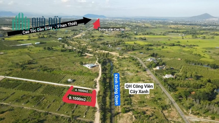 Đất vườn Homestay ngoại thành Phan Thiết mặt kênh xanh mát