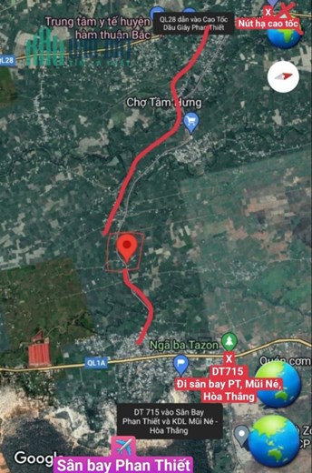 Bán đất mặt tiền kinh doanh đường Nguyễn Thị Minh Khai, Sara, Hàm Đức gần đường 715 đi Sân Bay Phan