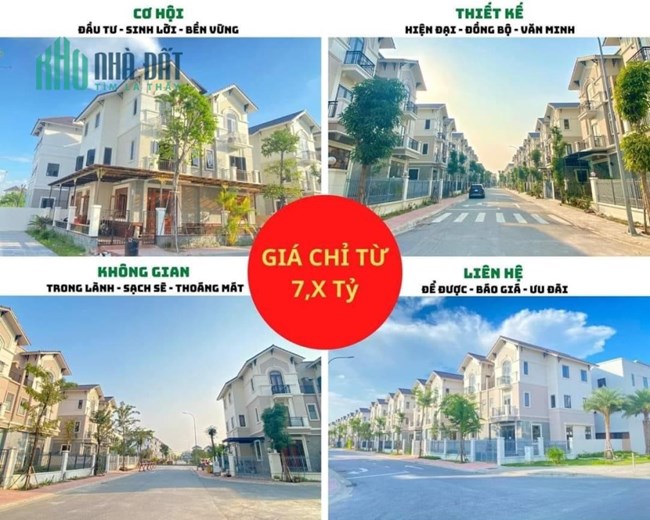 Bán căn biệt thự song lập 135m2 hướng nam, cạnh căn Góc