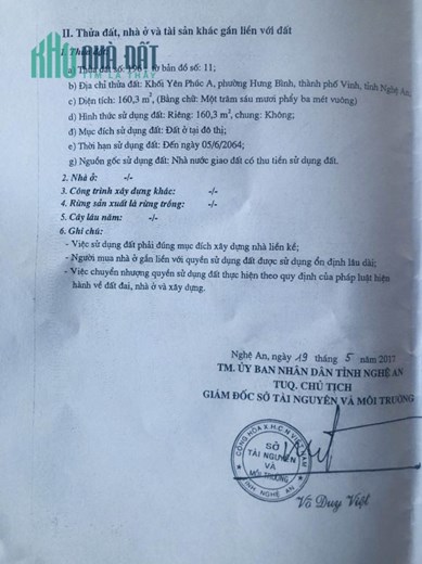 Đất dự án Phước Tài, lối 2 Đốc Thiết, ngõ Hồ Sỹ Dương kéo dài, TP Vinh