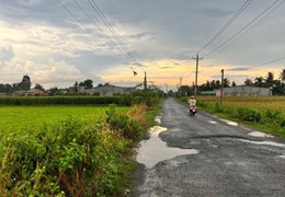 Bán lô đất mặt tiền đường Ấp Cao Su, Long Giang, H.Bến Cầu, Tây Ninh