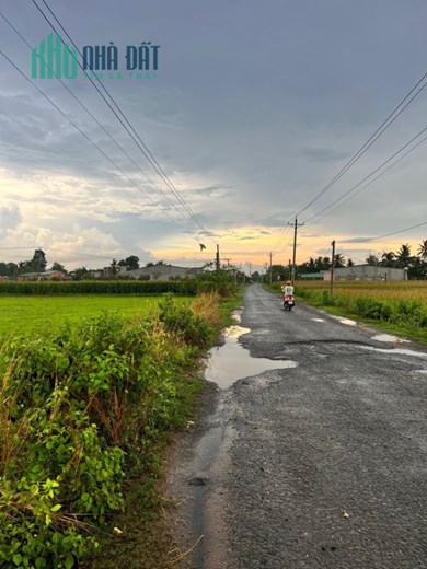 Bán lô đất mặt tiền đường Ấp Cao Su, Long Giang, H.Bến Cầu, Tây Ninh