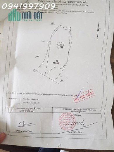 Bán vườn cà phê Lộc Bảo, Bảo Lâm. Lâm Đồng: 16.000 m2 chỉ 4,4 tỷ.