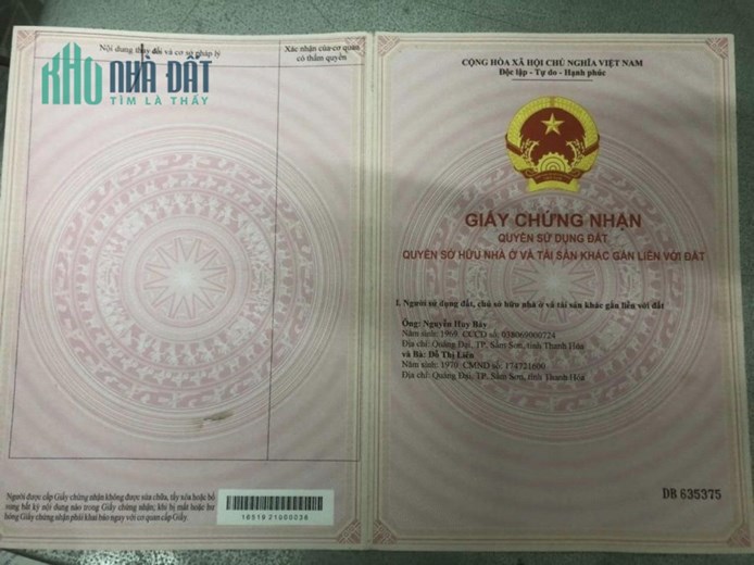 CHÍNH CHỦ Cần Bán Lô Đất Vị Trí Đẹp Tại Quảng Giao - Quảng Xương - Thanh Hoá
