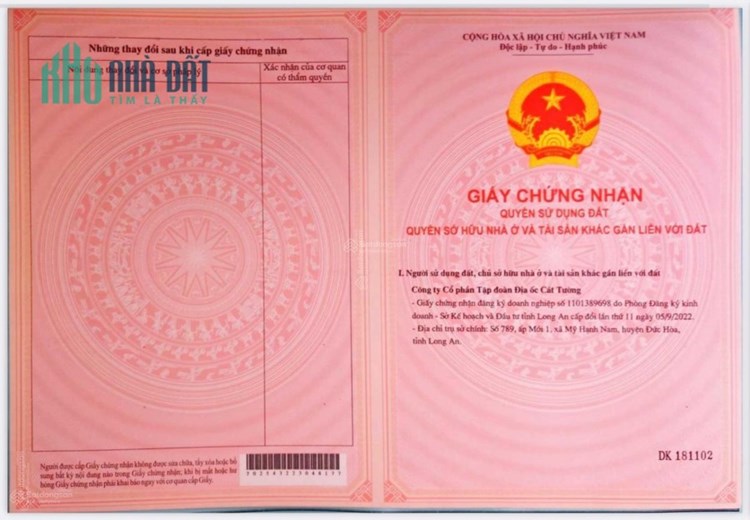 Đất nền mặt tiền Nguyễn Văn Linh, TTHC Chơn Thành, Bình Phước