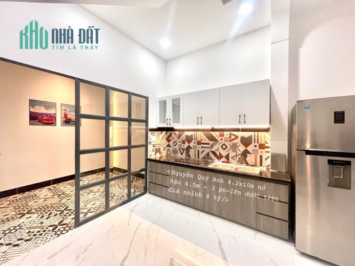 NHÀ CÔNG NGHỆ 4.0 SMART HOME - 42M2 - NGUYỄN QUÝ ANH, TÂN SƠN NHÌ, TÂN PHÚ - CHỈ 4 TỶ...