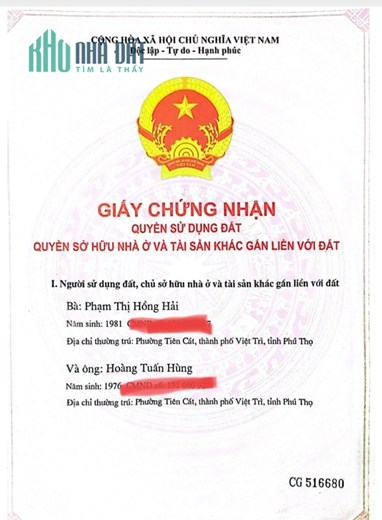 Chính chủ cần tiền bán nhanh lô đất thuộc Khu 14 ( Đồi Măng ) – Phường Thanh Miếu – Việt Trì – Phú