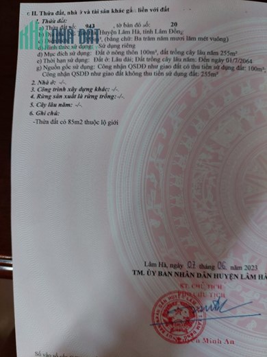 Sở Hữu Ngay Lô Đất Đẹp Vị Trí Đắc Địa Tại Xã Tân Hà, Lâm Hà, Lâm Đồng