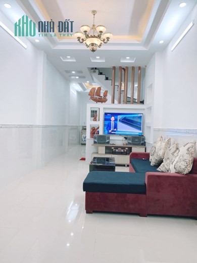 Nhà bán 4 Tầng hẻm thông sát Mt Dương Bá Trạc P1Q8 - Giá 6.2 Tỷ