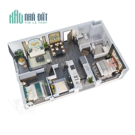 Bán căn 3PN 112,6m2 Đông Nam dự án Grand Sunlake Văn Quán view hồ,full nội thất cao cấp