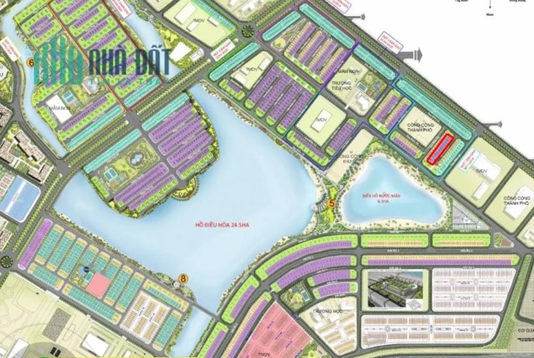 Biệt thự Vinhomes Ocean Park 1, dt142m, 4tầng, mt7.6m, 18.8tỷ