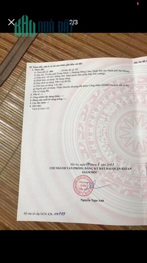 Bán đất ngõ 149 Trung Hành -Hải An , diện tích 60m, GIÁ 1.67 tỉ