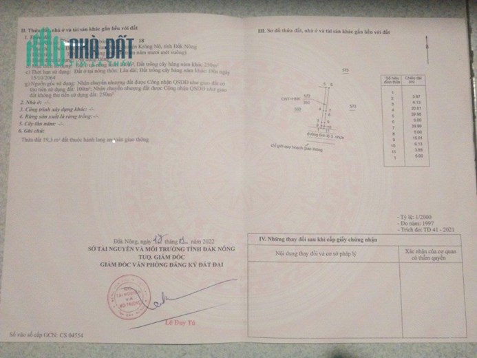 Chính Chủ Cần Bán Gấp Lô Đất Đẹp  Xã Nam Xuân, Krông Nô, Đắk Nông