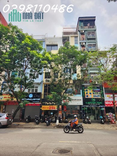 Bán nhà mặt phố Trần Quốc Hoàn , 2 mặt tiền trước sau , kinh doanh, 6 tầng thang máy, 50m, 21 tỷ.