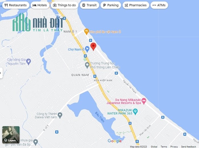.Đất khu Biệt Thự Xuân Thiều, Nguyễn Tất Thành, 500m2, 15 tỷ