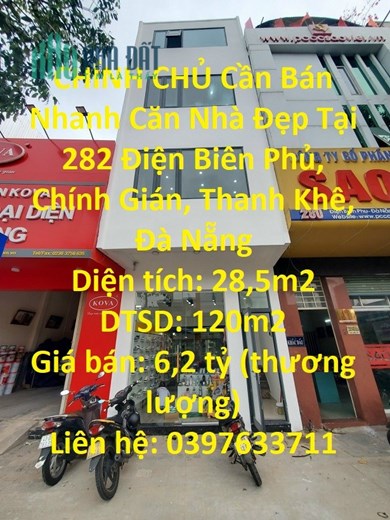 CHÍNH CHỦ Cần Bán Nhanh Căn Nhà Đẹp Tại Quận Thanh Khê - Đà Nẵng