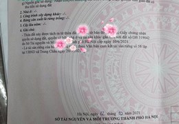 BÁN ĐẤT CHÍNH CHỦ CẦN BÁN TẠI XÃ TRUNG CHÂU B, ĐAN PHƯỢNG, HÀ NỘI