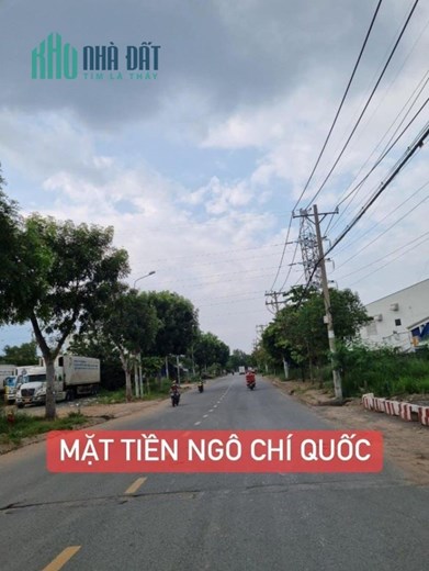 Giảm giá bán nhanh 118m2 đất thổ cư mặt tiền đường Ngô Chí Quốc,TP Thủ Đức thuận tiện kinh doanh