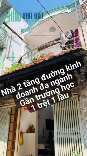TÂN HÒA ĐÔNG - HẺM XE HƠI- ĐƯỜNG KINH DOANH - NGAY TRƯỜNG HỌC ĐOÀN KẾT  - 2 TẦNG - CHỈ 3.35TỶ
