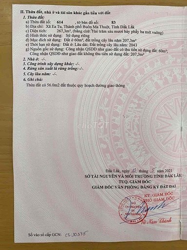 Chính chủ bán đất thổ cư mặt tiền vành đai 14-26,  Xã Ea Tu, Thành phố Buôn Ma Thuột, Đắk Lắk
