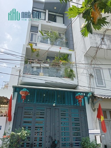 Nhà riêng 4 tầng sổ hồng 4x19 hẻm xe tải gần KCX Tân Thuận Q7
